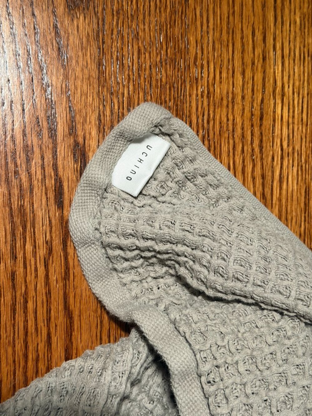 Uchino Air Waffle bath towel